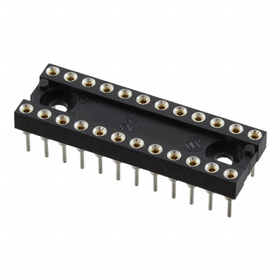 210-47-324-41-001000 by Mill-Max Manufacturing Corp. - CONNECTOR IC DIP SOCKET 24POS GOLD