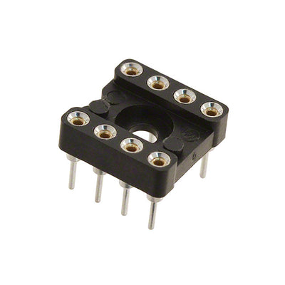 210-83-308-41-101000 by Mill-Max Manufacturing Corp. - CONNECTOR IC DIP SOCKET 8POS GOLD