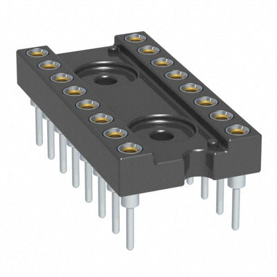 210-93-316-41-001000 by Mill-Max Manufacturing Corp. - CONNECTOR IC DIP SOCKET 16POS GOLD