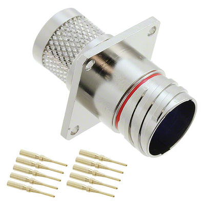 2102343-1 by TE Connectivity AMP Connectors - CONNECTOR RECPT MALE 8POS GOLD CRIMP