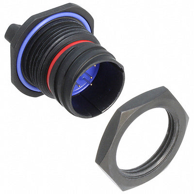 2102351-6 by TE Connectivity Aerospace, Defense and Marine - CONNECTOR RECPT MALE 8POS SOLDER