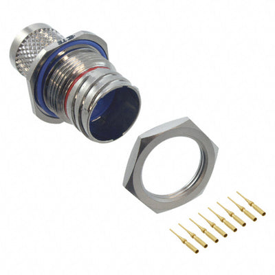 2102352-1 by TE Connectivity Aerospace, Defense and Marine - CONNECTOR RECPT MALE 8POS GOLD SOLDER