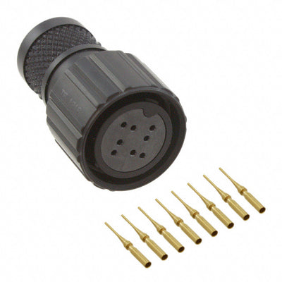 2102353-2 by TE Connectivity Aerospace, Defense and Marine - CONNECTOR PLUG FMALE 8POS GOLD SOLDER