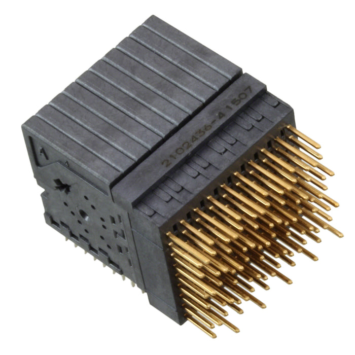 2102436-4 by TE Connectivity Aerospace, Defense and Marine - CONNECTOR HEADER 90POS EDGE MNT