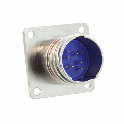 2102453-1 by TE Connectivity Aerospace, Defense and Marine - CONNECTOR RECPT MALE 8POS GOLD SOLDER