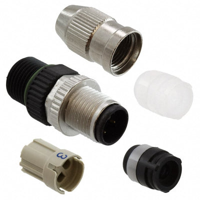 21031111305 by HARTING - CONNECTOR PLUG MALE 3POS GOLD IDC