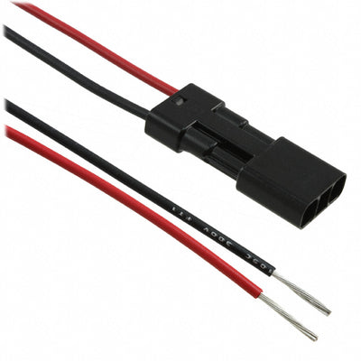 2106391-2 by TE Connectivity AMP Connectors - CONNECTOR RECPT CABLE ASSY 2POS 18AWG