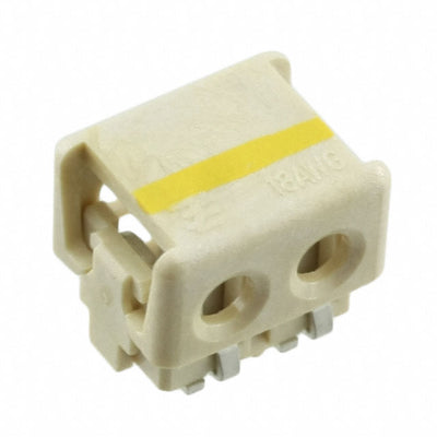 2106431-2 by TE Connectivity AMP Connectors - CONNECTOR WIRE IDC 2POS 18AWG SMD RA