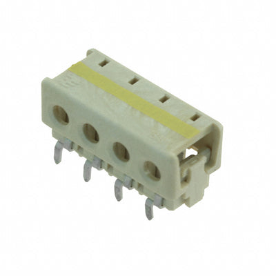 2106489-4 by TE Connectivity AMP Connectors - CONNECTOR WIRE IDC 4POS 18AWG PCB RA