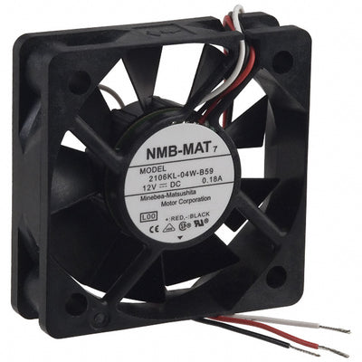 2106KL-04W-B59-L00 by NMB Technologies Corporation - FAN AXIAL 52X15MM 12VDC WIRE