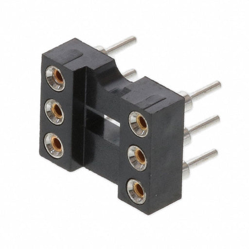 211-1-06-003 by CNC Tech - CONNECTOR IC DIP SOCKET 6POS GOLD