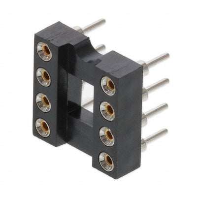 211-1-08-003 by CNC Tech - CONNECTOR IC DIP SOCKET 8POS GOLD