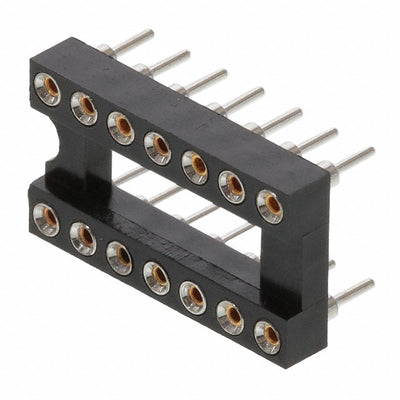 211-1-14-003 by CNC Tech - CONNECTOR IC DIP SOCKET 14POS GOLD