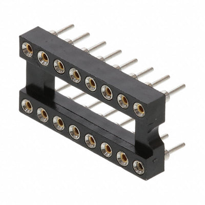 211-1-16-003 by CNC Tech - CONNECTOR IC DIP SOCKET 16POS GOLD