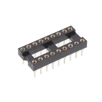211-1-18-003 by CNC Tech - CONNECTOR IC DIP SOCKET 18POS GOLD