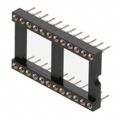 211-1-24-006 by CNC Tech - CONNECTOR IC DIP SOCKET 24POS GOLD