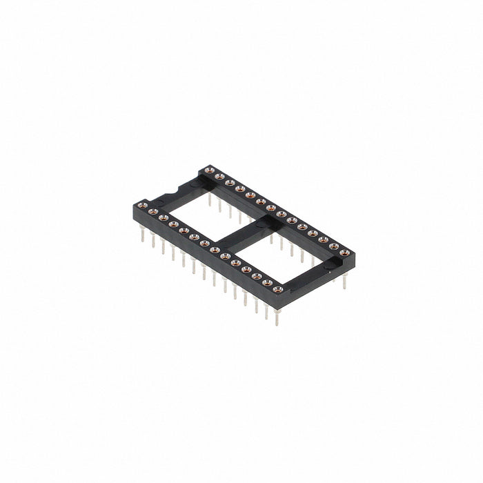 211-1-28-006 by CNC Tech - CONNECTOR IC DIP SOCKET 28POS GOLD