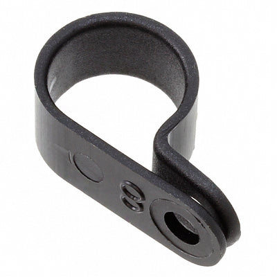 211-60007 by HellermannTyton - CABLE CLAMP P-TYPE BLACK FASTENER