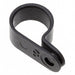 211-60007 by HellermannTyton - CABLE CLAMP P-TYPE BLACK FASTENER