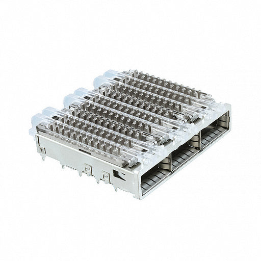 2110412-2 by TE Connectivity AMP Connectors - CONNECTOR QSFP+ CAGE 1X3 W/HSINK R/A