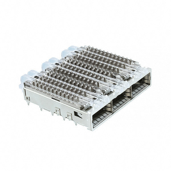 2110412-2 by TE Connectivity AMP Connectors - CONNECTOR QSFP+ CAGE 1X3 W/HSINK R/A
