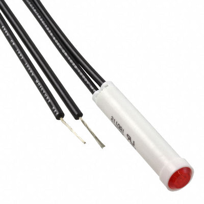 2110A1 by Visual Communications Company - VCC - LAMP NEON RED 120V PC MNT
