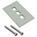 2111023-1 by TE Connectivity AMP Connectors - FACEPLATE SNGL GANG 3PORT ALMOND
