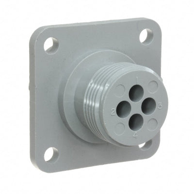 211908-1 by TE Connectivity AMP Connectors - CONNECTOR RECPT HSNG FMALE 4POS PNL MT