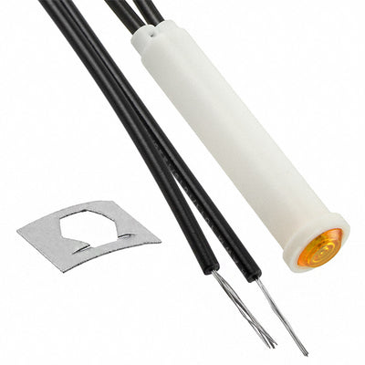 2120A3 by Visual Communications Company - VCC - INDICATOR NEON AMBER PANEL MNT