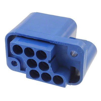 213500-3 by TE Connectivity AMP Connectors - CONNECTOR PLUG HSG DRAWER 8POS BLUE