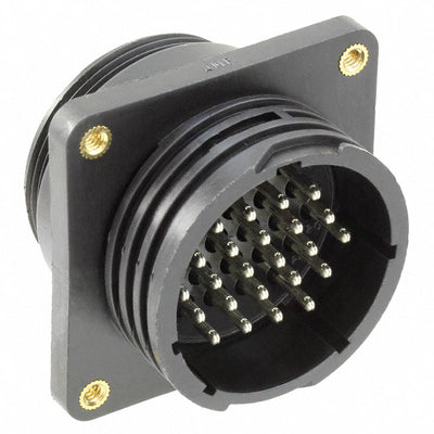 213588-1 by TE Connectivity AMP Connectors - CONNECTOR RECPT MALE 24P TIN-LEAD SLDR