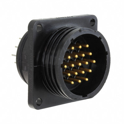 213782-4 by TE Connectivity AMP Connectors - CONNECTOR RECPT MALE 19POS GOLD SOLDER
