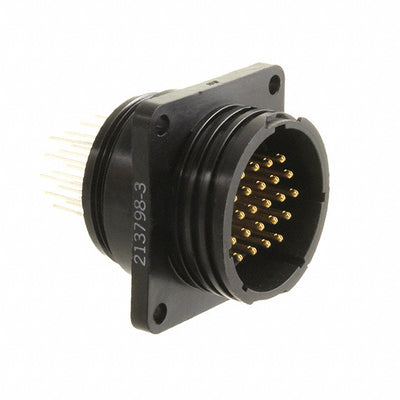 213798-3 by TE Connectivity AMP Connectors - CONNECTOR RECPT MALE 24POS GOLD SOLDER