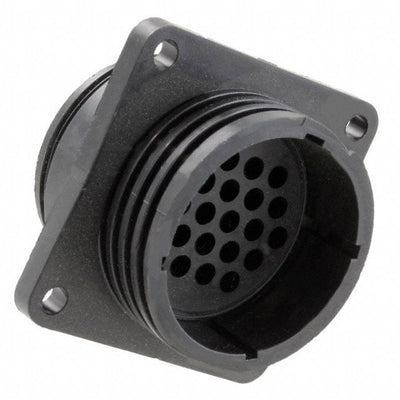 213866-1 by TE Connectivity AMP Connectors - CONNECTOR RECPT HSNG MALE 24POS PNL MT