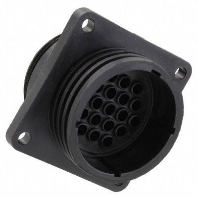 213870-1 by TE Connectivity AMP Connectors - CONNECTOR RECPT HSNG MALE 19POS PNL MT