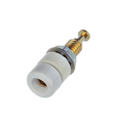 2142-9 by Pomona Electronics - CONNECTOR BANANA JACK MINI TURRET WHT