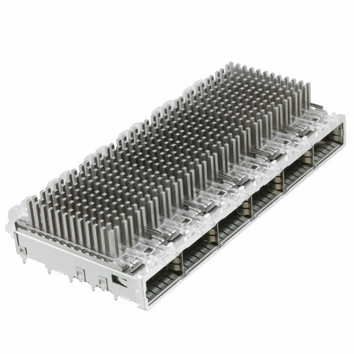 2143307-3 by TE Connectivity AMP Connectors - CONNECTOR QSFP CAGE 1X6 W/HSINK R/A