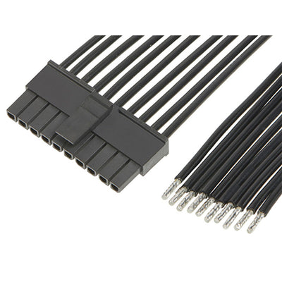 2147512103 by Molex - MICROFIT 3.0 SR R-S 10CKT 600 MM