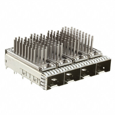 2149730-4 by TE Connectivity AMP Connectors - CONNECTOR SFP+ CAGE 1X4 W/HSINK R/A