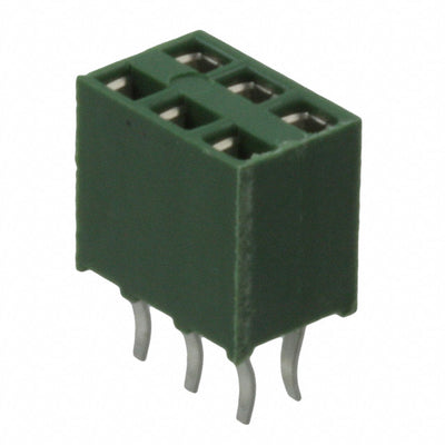215307-3 by TE Connectivity AMP Connectors - CONNECTOR RECPT 6POS 0.1 GOLD PCB