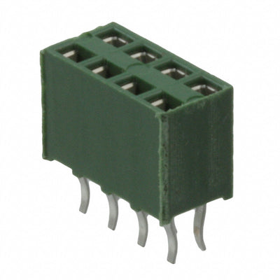 215307-4 by TE Connectivity AMP Connectors - CONNECTOR RECPT 8POS 0.1 GOLD PCB