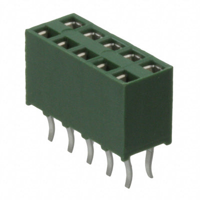 215307-5 by TE Connectivity AMP Connectors - CONNECTOR RECPT 10POS 0.1 GOLD PCB