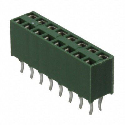 215307-8 by TE Connectivity AMP Connectors - CONNECTOR RECPT 16POS 0.1 GOLD PCB