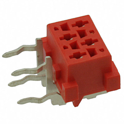 215460-4 by TE Connectivity AMP Connectors - CONNECTOR RECPT 4POS 0.1 TIN PCB R/A