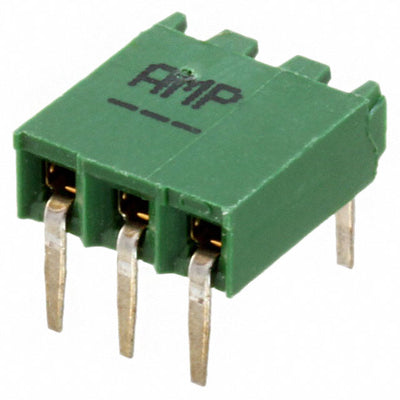 216602-3 by TE Connectivity AMP Connectors - CONNECTOR RECPT 3POS 0.1 GOLD PCB R/A