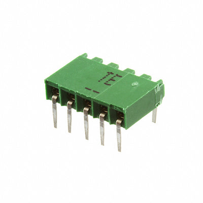 216602-5 by TE Connectivity AMP Connectors - CONNECTOR RECPT 5POS 0.1 GOLD PCB R/A
