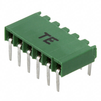 216602-6 by TE Connectivity AMP Connectors - CONNECTOR RECPT 6POS 0.1 GOLD PCB R/A