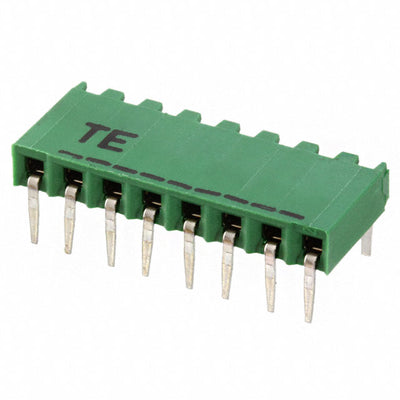 216602-8 by TE Connectivity AMP Connectors - CONNECTOR RECPT 8POS 0.1 GOLD PCB R/A