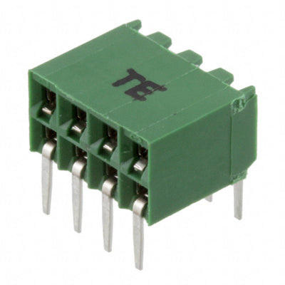 216604-4 by TE Connectivity AMP Connectors - CONNECTOR RECPT 8POS 0.1 GOLD PCB R/A