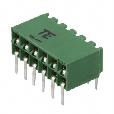 216604-6 by TE Connectivity AMP Connectors - CONNECTOR RECPT 12POS 0.1 GOLD PCB R/A